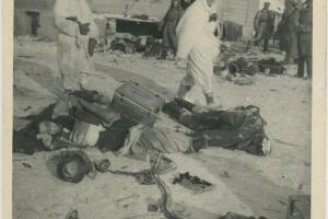 Убитые немцы в освобожденном селе Карповка 