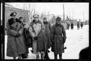 Военнопленные немецкие офицеры в Бекетовке. 3 февраля 1943 года 